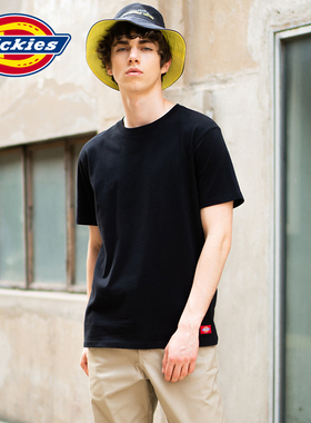 Dickies帝酷适2025年基础款纯色宽松休闲短袖男T恤光板TEE情侣款