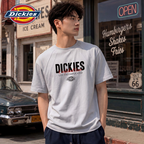 Dickies莱赛尔薄款圆领短袖T恤