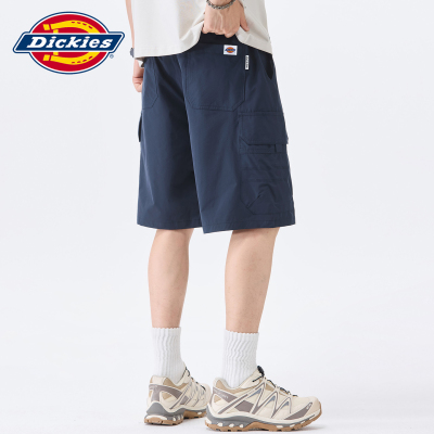 Dickies抽绳设计宽松休闲短裤