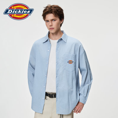 Dickies帝酷适衬衫式翻领防晒衣男款夏季户外防紫外线透气防晒服M