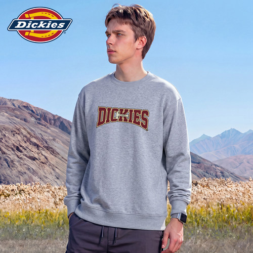 Dickies字母印花圆领长袖卫衣