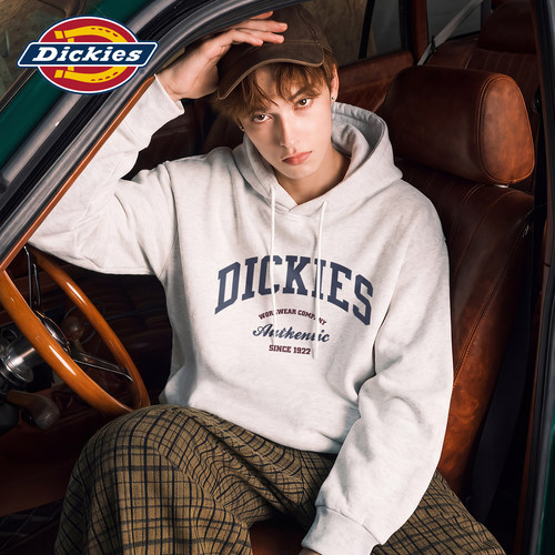 Dickies美式复古宽松连帽卫衣男