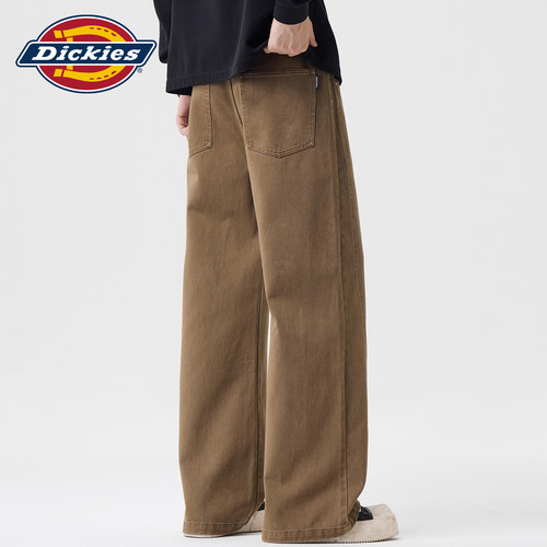 Dickies宽松直筒拼接垂感休闲裤
