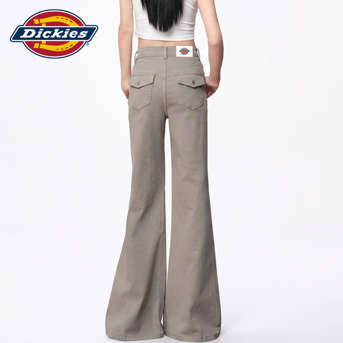 Dickies帝酷适休闲微喇牛仔裤女Y