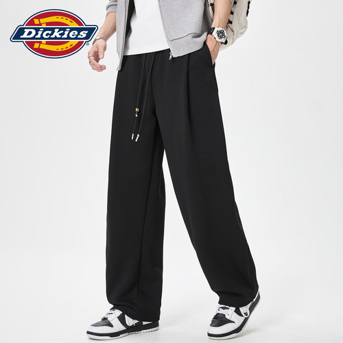 Dickies秋季抽绳宽松垂感直筒裤