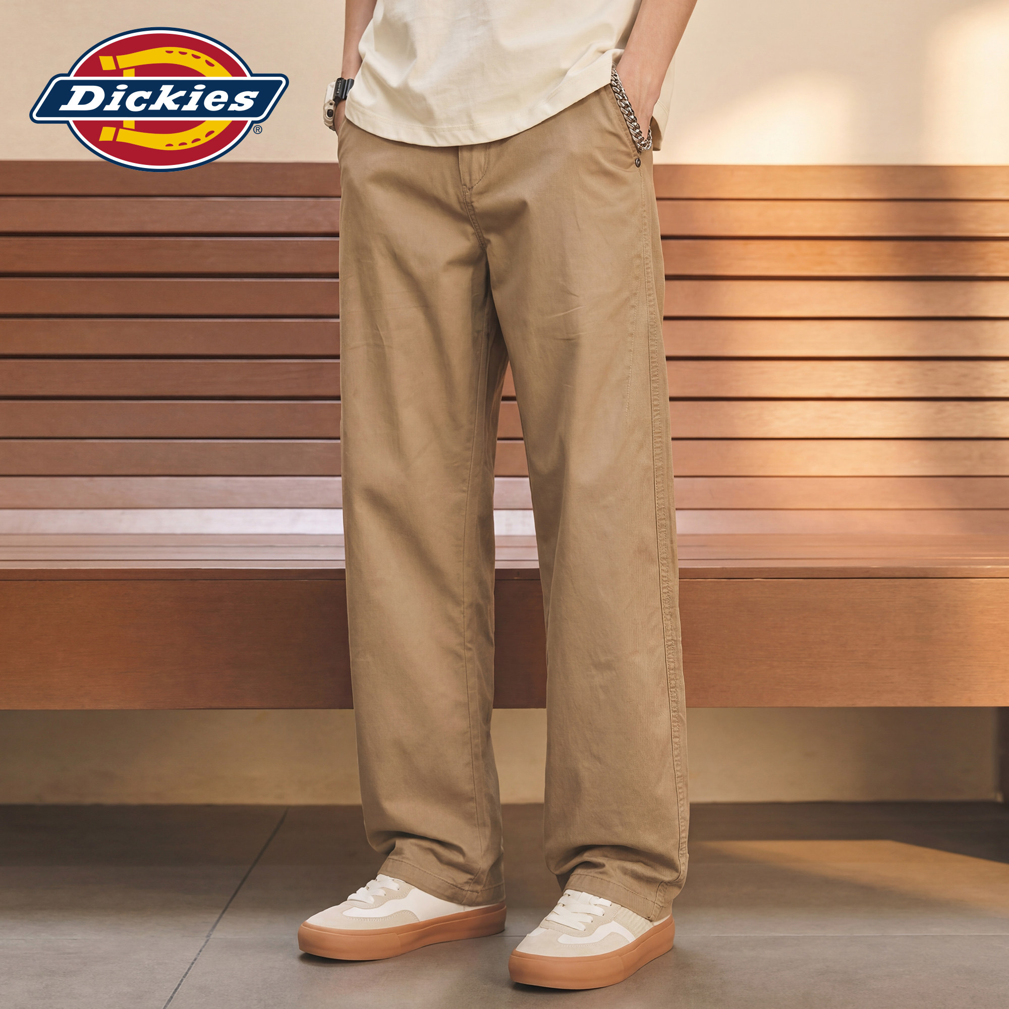 Dickies帝酷适休闲裤男新款宽松百搭潮牌美式户外运动直筒长裤子M