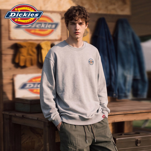 Dickies男秋季休闲套头圆领卫衣