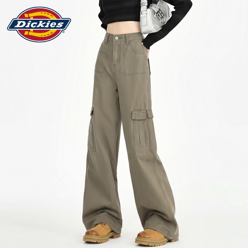 Dickies帝酷适美式阔腿工装裤女Y