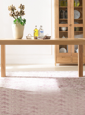 优木家具全实木餐桌1.2米北美橡木1.4米餐桌1.6北欧简约原木家具