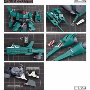 S11 HGUC 彪狼ARX-014 SILVER BULLET/AMX-014 DOVEN WOLF蚀刻片