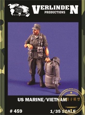 威灵顿Verlinden#459原品 1/35 美国海军陆战队树脂兵人