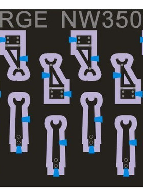 NW35085 1/350 1/700 舰船改造用船钟大号6个