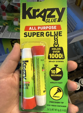现货Krazy Glue Elmer's Original Crazy Super Glue