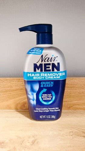 现货Nair Hair Remover Men Body Cream 368 ml Pump by Nair