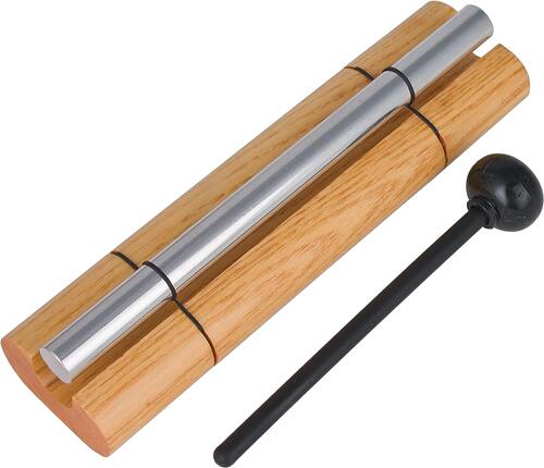 在途Woodstock Wind Chimes Zenergy Solo Hand Chime Silver