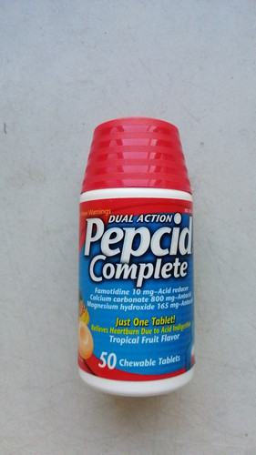 现货Pepcid Complete Acid Reducer + Antacid Chewable
