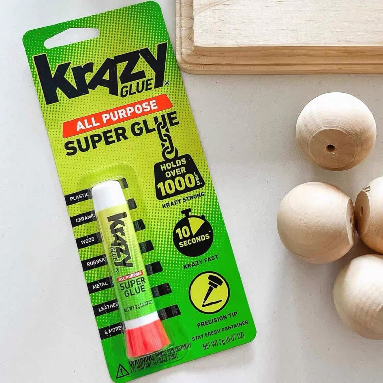 现货Krazy Glue Elmer's Original Crazy Super Glue