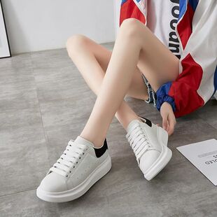 子百搭松糕休闲运动鞋 鞋 爆款 内增高女鞋 厚底小白鞋 板鞋 女2026新款