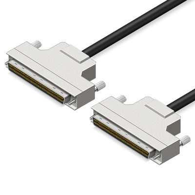 浮太 SCSI线HPDB100公对公连接线高密hpdb100P针对针数据线scsi线