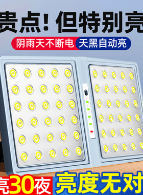 新款太阳能户外灯庭院灯大功率家用超亮室外感应LED防水照明路灯