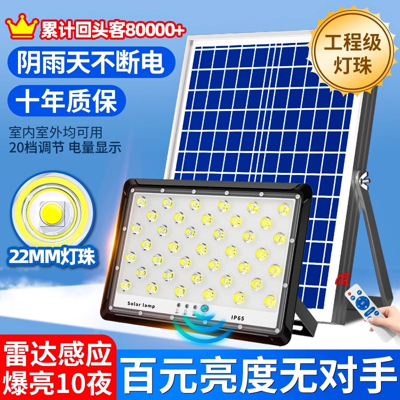 透镜感应新款投光灯