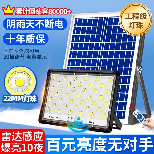 透镜感应新款投光灯