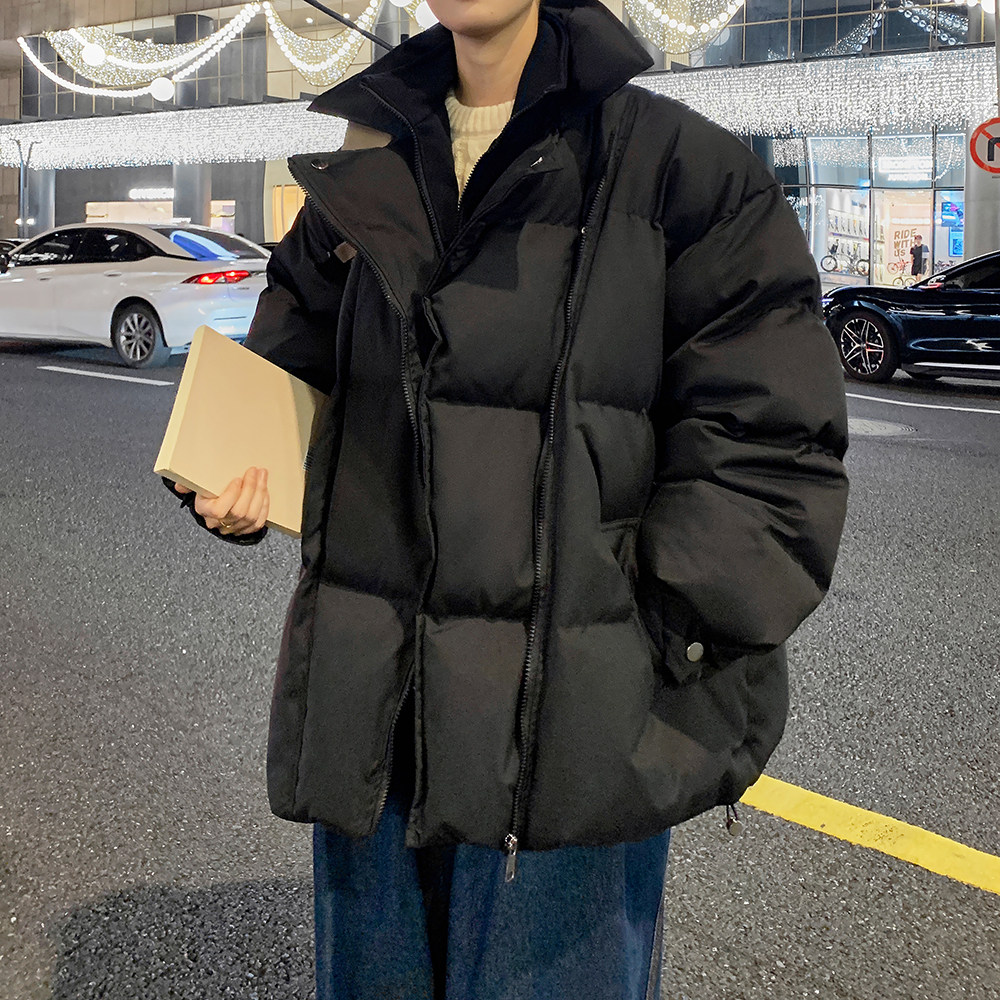 外景宽松棉服假两件外套大码棉袄潮男加厚棉衣6658P120控178,男装棉衣,电商A034
