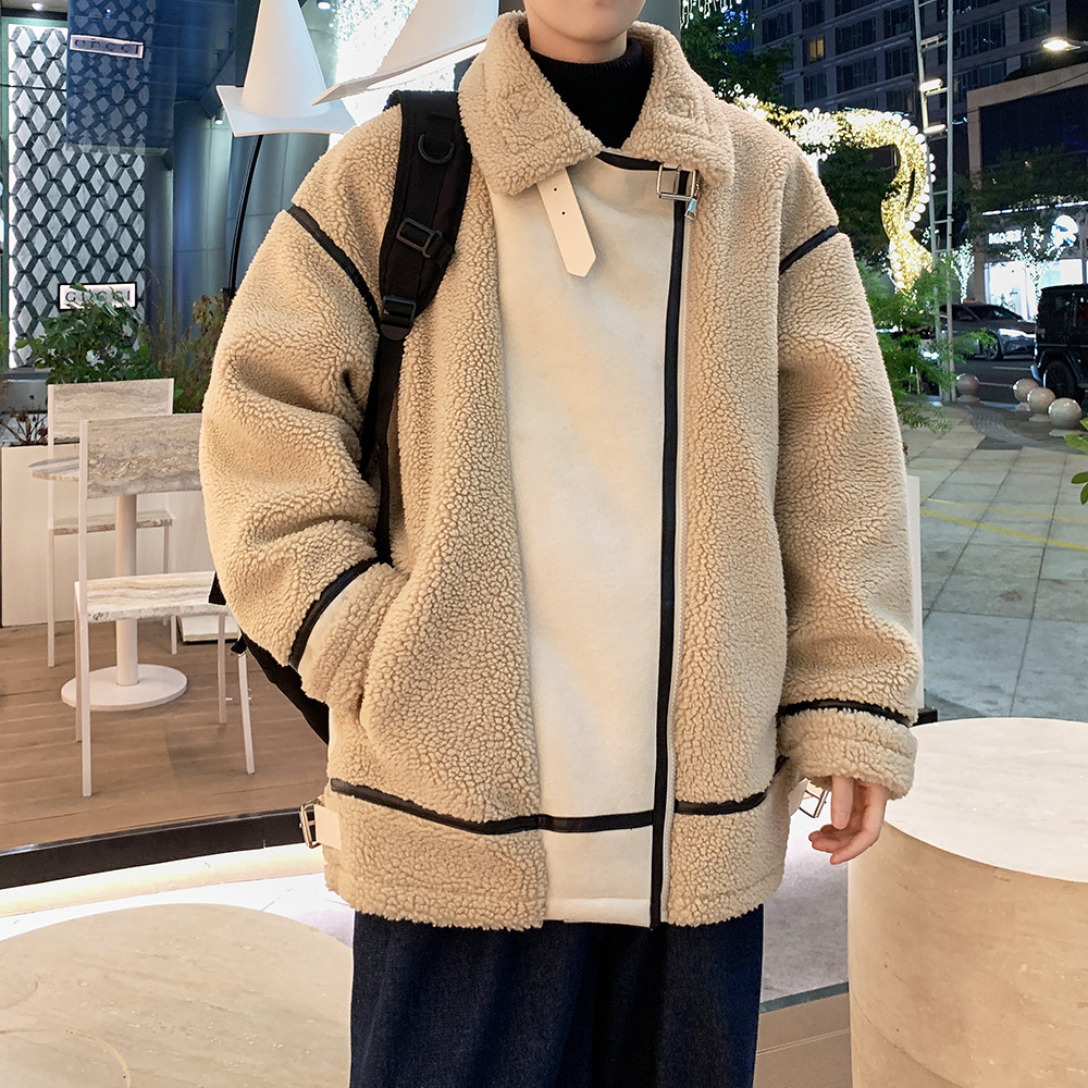 2025宽松外套冬装羊羔毛棉服男女潮牌加厚棉衣6661P118控178,男装棉衣,电商A034