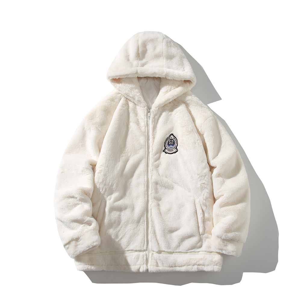 冬季大码外套连帽毛绒棉服男女休闲加厚大雕棉衣6673P118控168，男装棉衣，电商A034