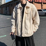 外景港风加厚保暖外套冬大码羊羔毛棉服潮男棉衣6681P118控168，男装棉衣，电商A034