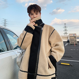 冬季宽松外套大码羊羔毛棉服男女潮牌加厚棉衣6661P118控178，男装棉衣，电商A034