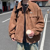 秋新款休闲外套茄克日系潮男纯色夹克港风外景888P78控118，男装夹克，电商A034