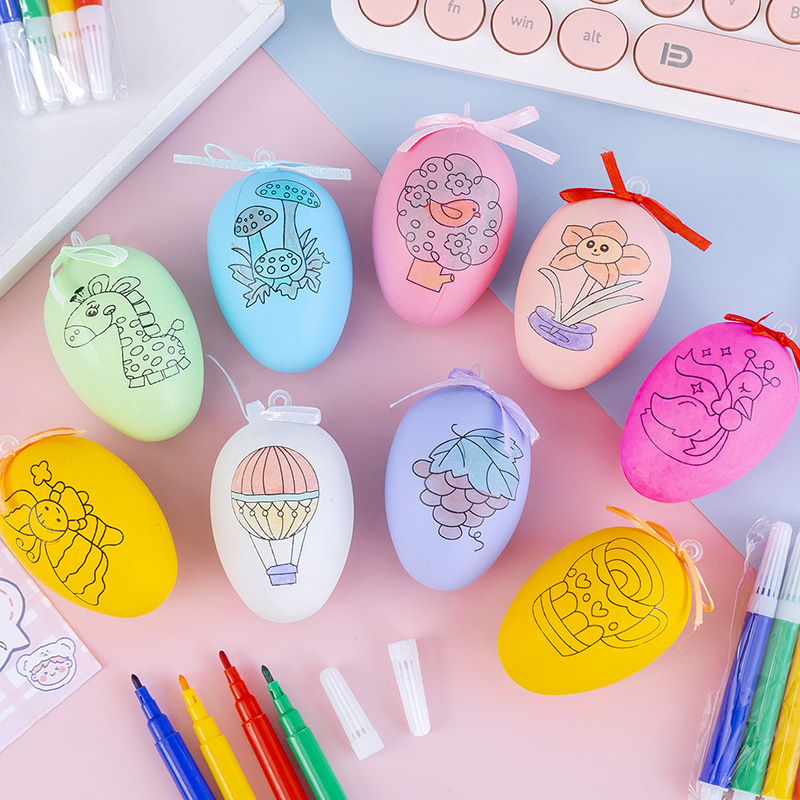 儿童节彩蛋玩具蛋diy带画笔