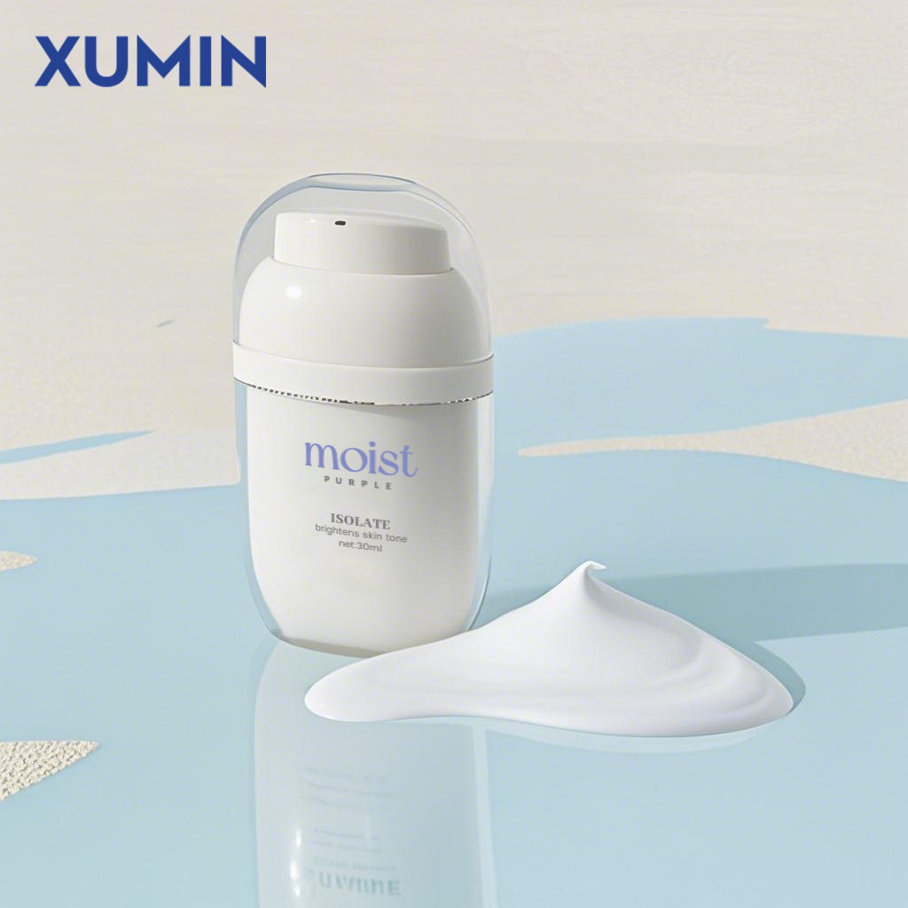 防晒瓶化妆品分装瓶30ml按压瓶双层隔离霜乳液瓶 环保PP材质E1S71