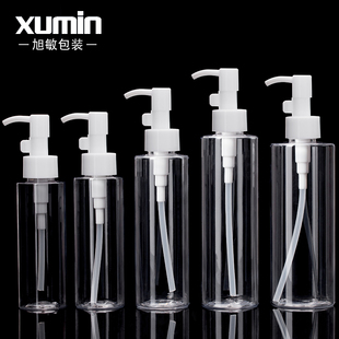 100-250ML化妆品卸妆油瓶分装瓶乳液按压瓶旭敏包装透明空瓶FTG49