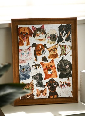 puffinkids海鹦&叁蒽公益拼图《流浪的灵魂》500片成人版治愈系