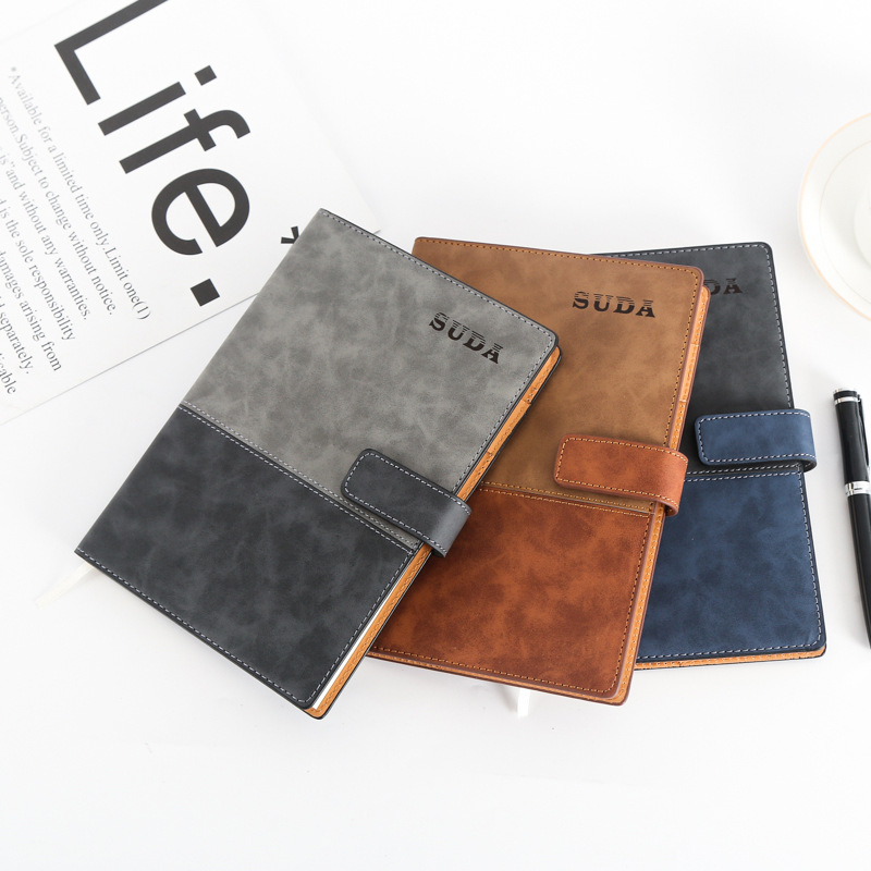 带扣a5加厚办公商务记事本定制