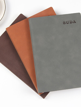 SUDA软皮笔记本子商务记事本B5本子a5加厚本子办公定制可印logo