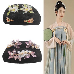 新款赵盼儿同款发型头饰古风发包古装影视剧造型明宋汉服假发发髻