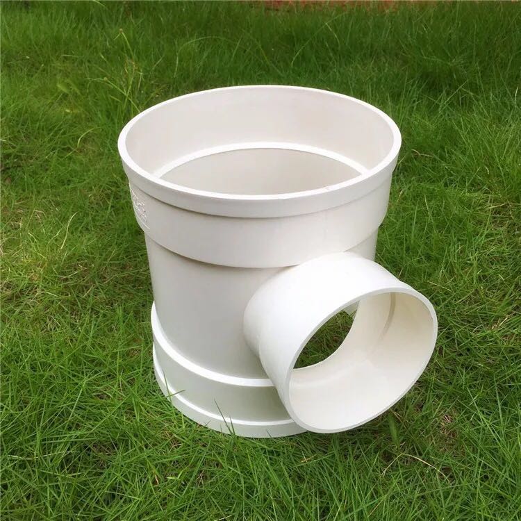 PVC排污排水管大规格配件异径三通变径接头110 200 250 315 400mm