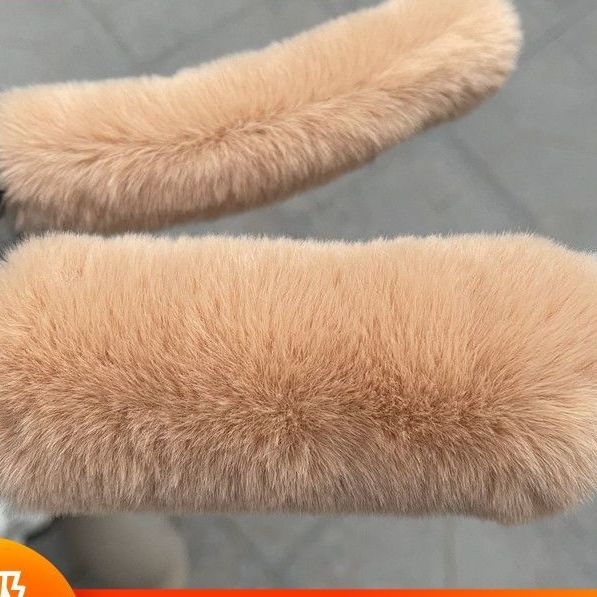 冬季电动车毛绒把套加绒加厚防寒保暖摩托车三轮车电瓶车棚车通用