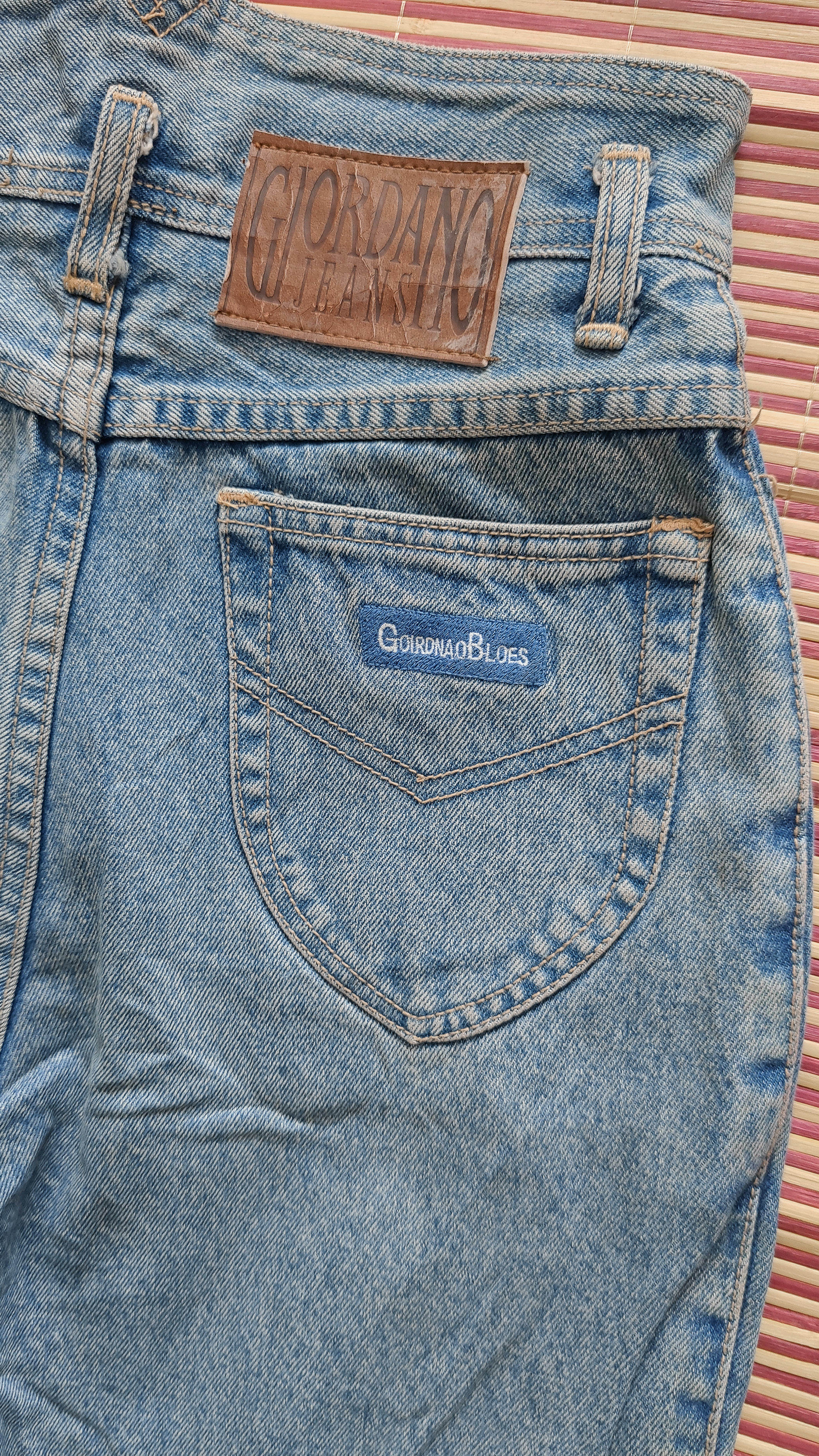 Giordano佐丹奴牛仔裤90年代古着vintage哈伦萝卜裤女款正品老式