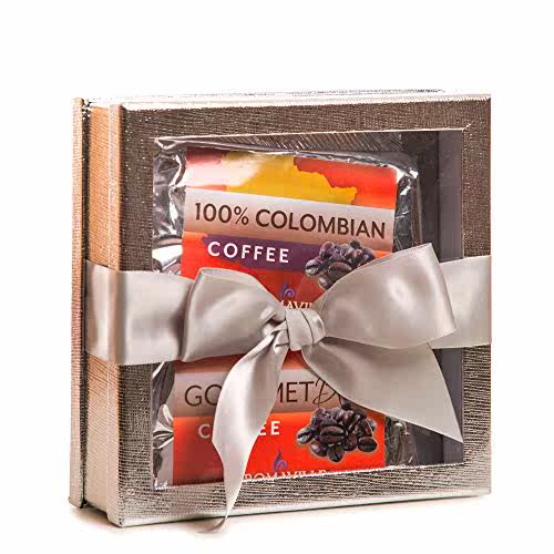 holiday gourmet coffee gift set - coffee gift baske