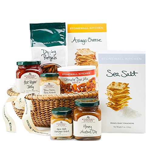 stonewall kitchen hostess gift - 8 piece basket nul