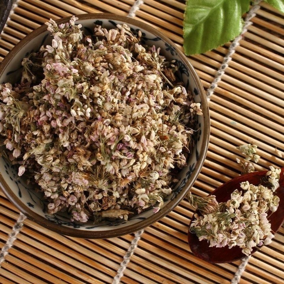 甘肃野生山葱花麻麻花野葱花野韭菜花摘麻花扎蒙花泽蒙花羊胡花