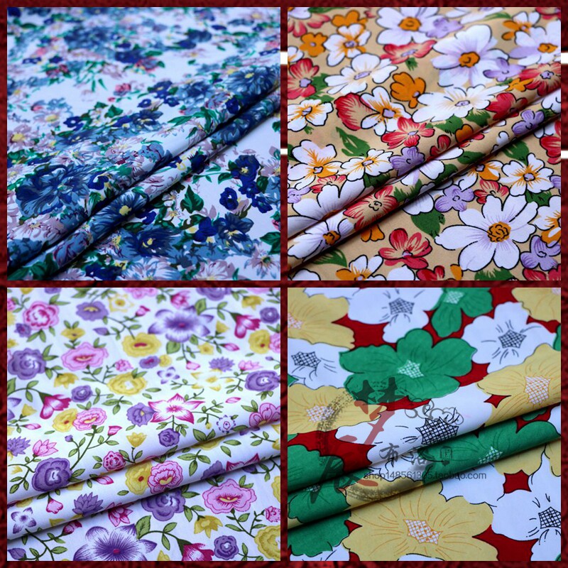 惠安女头巾小碎花布料 手作DIY连衣裙沙滩裙服装面料桌布背景布料