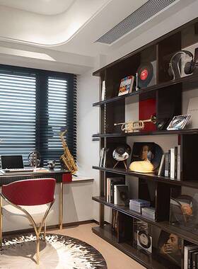 样板间儿童房唱片音响笔记本模型