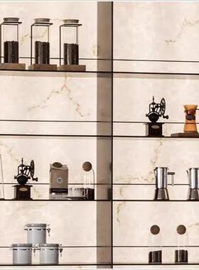 样板间厨房柜售楼处吧台咖啡摆件