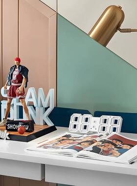 软装运动风样板房摆件