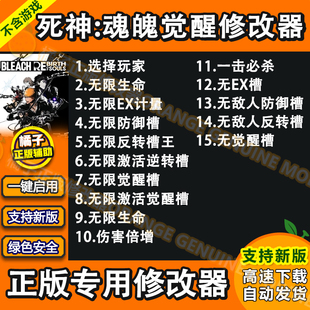 死神魂魄觉醒修改器BLEACH Rebirth of Souls科技辅助电脑PC单机
